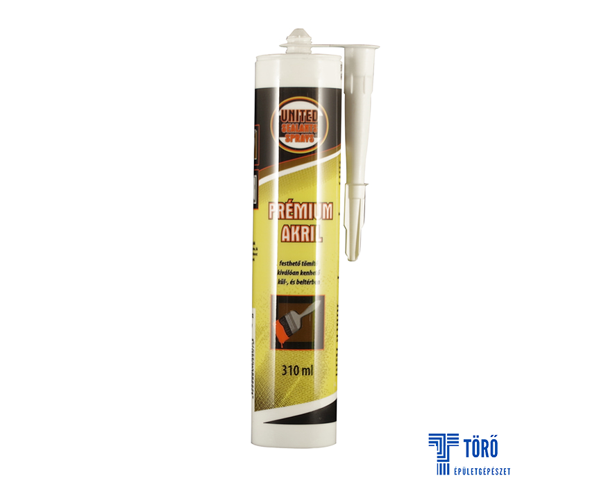 United Sealants Acryl Prémium - Festhető tőmítő (Akril) 310 ML