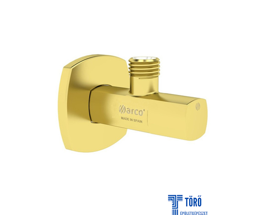 ARCO VITAQ A-80 Lipstic 1/2″-3/8″ szögletes sarokcsap, arany
