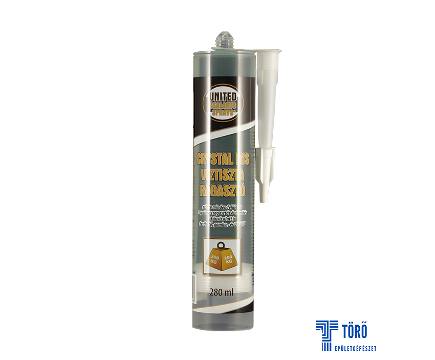 United Sealants Crystal MS víztiszta ragasztó 280ML