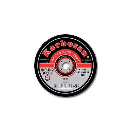 Vágókorong fémre INOX 125x1,0 Karbosan