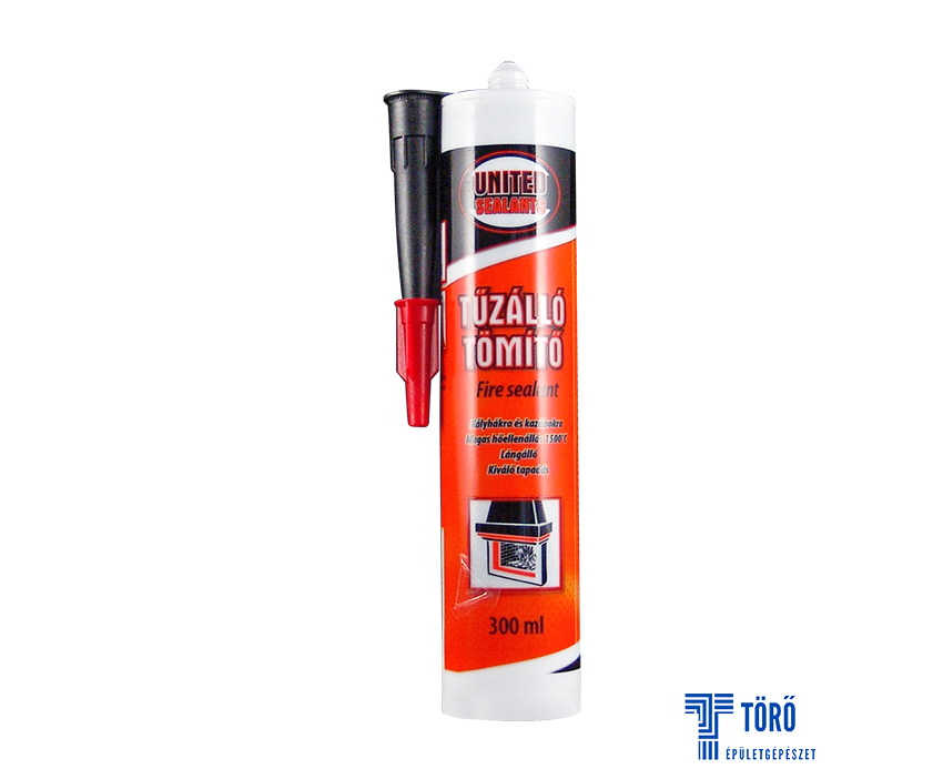 United Sealants Tűzálló Tömítő 300ML (KÁLYHATÖMÍTŐ)