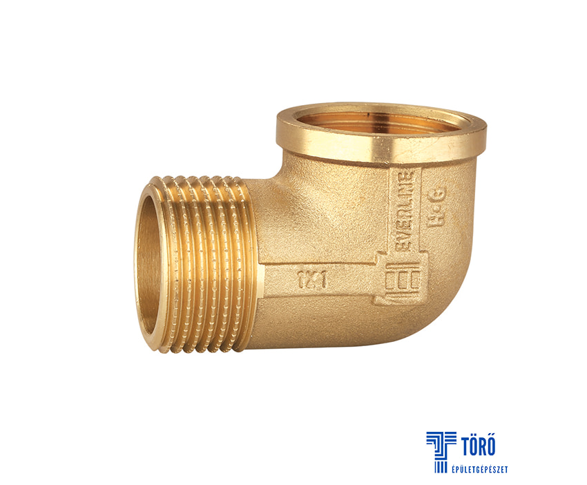 Réz könyök 3/8" KB