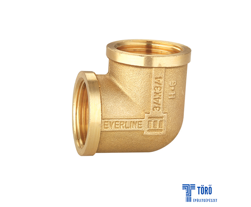 Réz könyök 3/8" BB