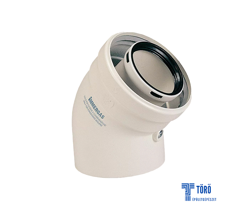 Immergas 80/125 PPS/ALU Koncentrikus 45° ív 3.015248