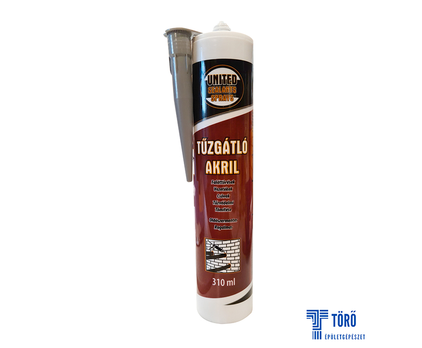 United Sealants Tűzgátló akril tömítő 310ML (Szürke)
