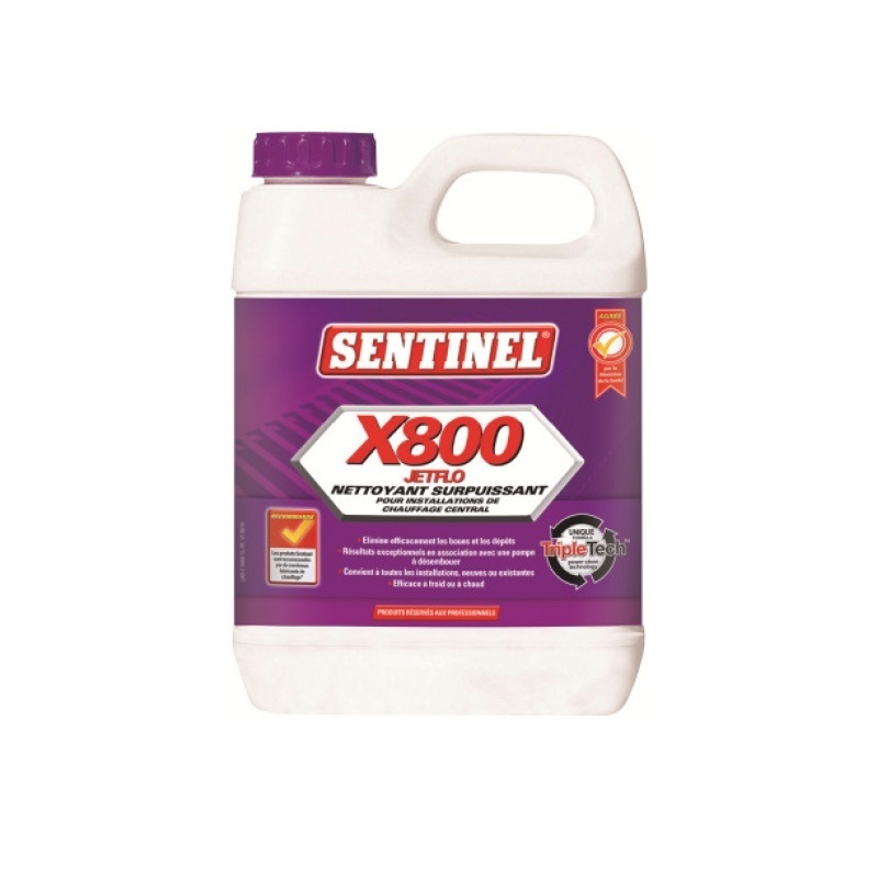 Sentinel X800 Jetflo fűtési rendszer öblítő- és gyorstisztítószer