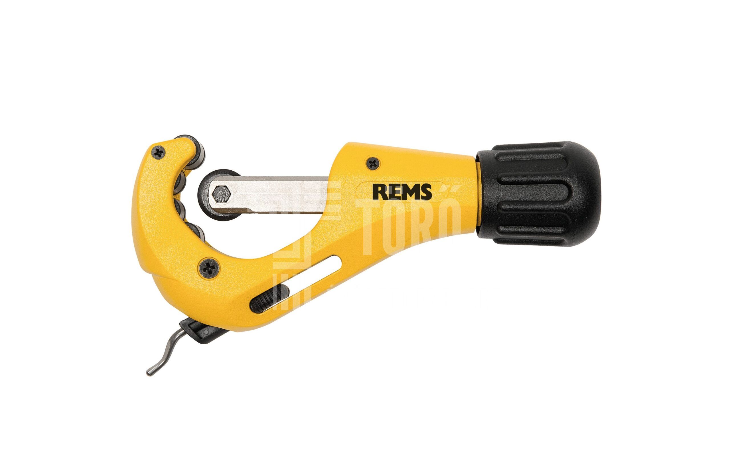 REMS RAS Cu-INOX 3-42 Csővágó, integrált csősorjázóval