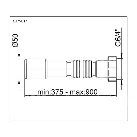Jollyflex 6/4″ – Ø40/50 mm-es, műanyag hollandis