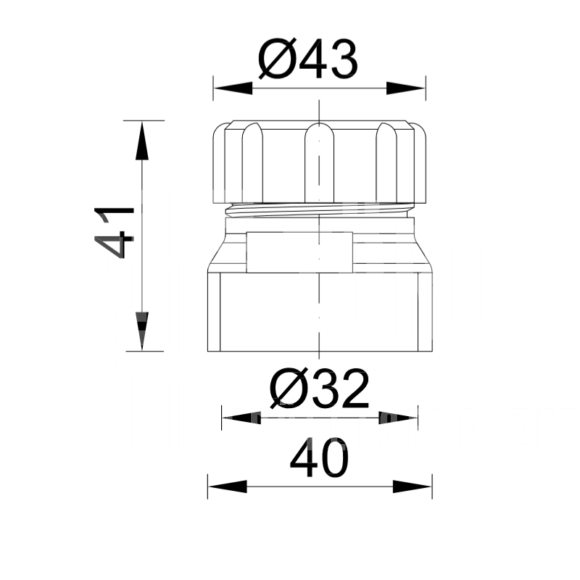 Légbeszívó Ø32 mm-es