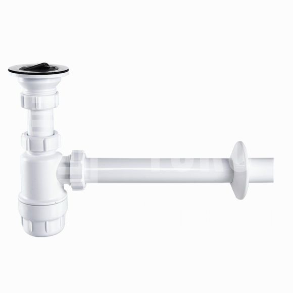 Mosdószifon 5/4″ oldható leeresztőszeleppel, Ø32 mm-es elfolyással