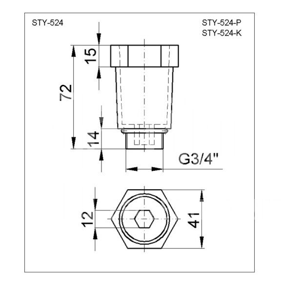 Vakdugó 3/4″ vastag falú, piros