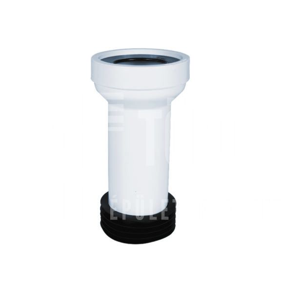 WC bekötő egyenes hosszú Ø90 mm-es