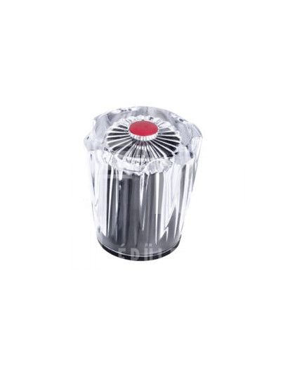 Kristály gomb 1/2″ piros, Ricnis
