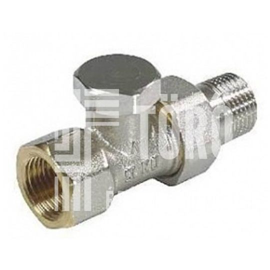Oventrop Combi 2 visszatérő fűtőtestszelep DN15, 1/2", PN10, egyenes