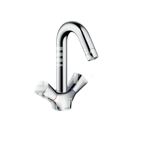 Hansgrohe Logis Kétkaros mosdócsaptelep automata lefolyó-garnitúrával
