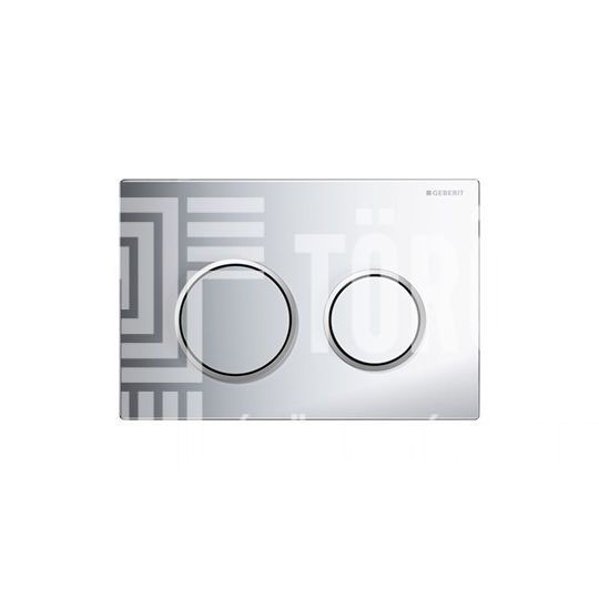 Geberit Omega 20 nyomólap fényes fényes króm