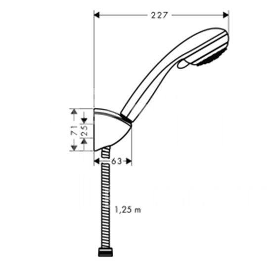 Hansgrohe Crometta 85 Vario/Porter kádszett