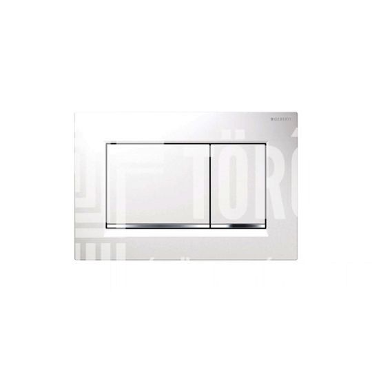 Geberit Sigma 30 nyomólap fehér króm fehér