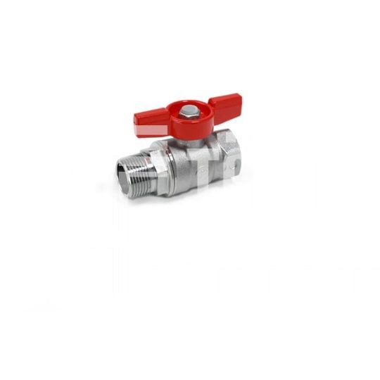Giacomini golyóscsap 1" KB-fix, pillangó karral R254