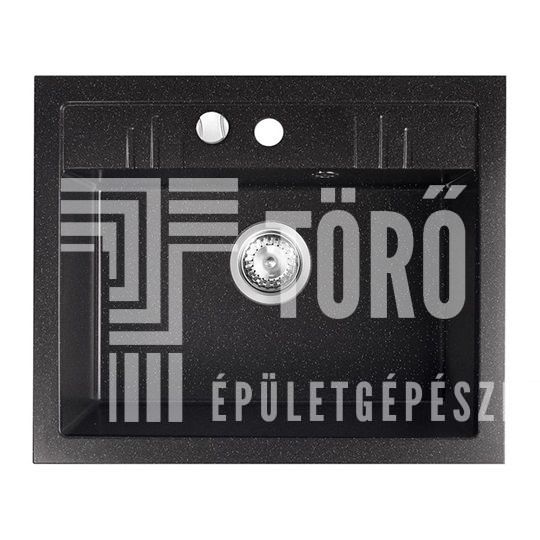 Ferro Mezzo II 1-medencés gránit mosogató 48/58, grafit shine