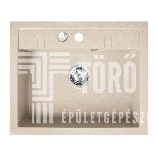 Ferro Mezzo II 1-medencés gránit mosogató 48/58, homokszín