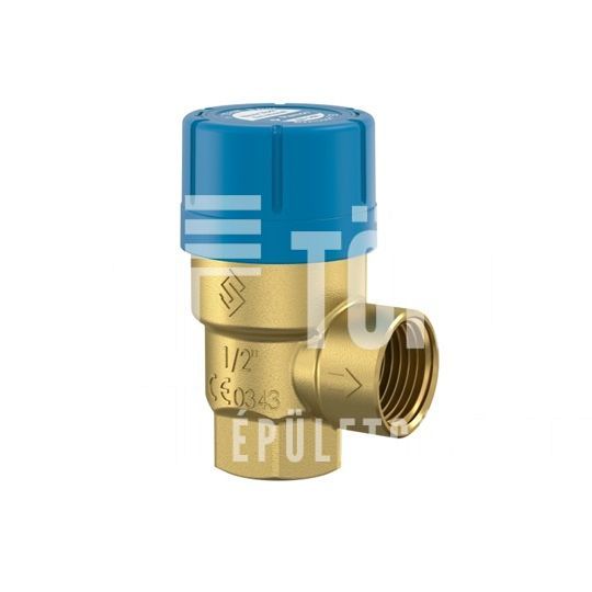 Flamco biztonsági szelep ivóvízes rendszerhez Prescor B 1/2" - 10 bar