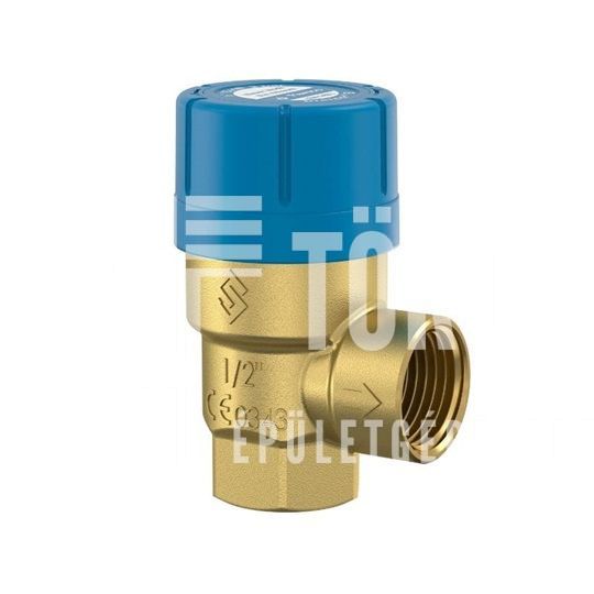 Flamco biztonsági szelep ivóvizes rendszerhez Prescor B 1/2" - 6 bar