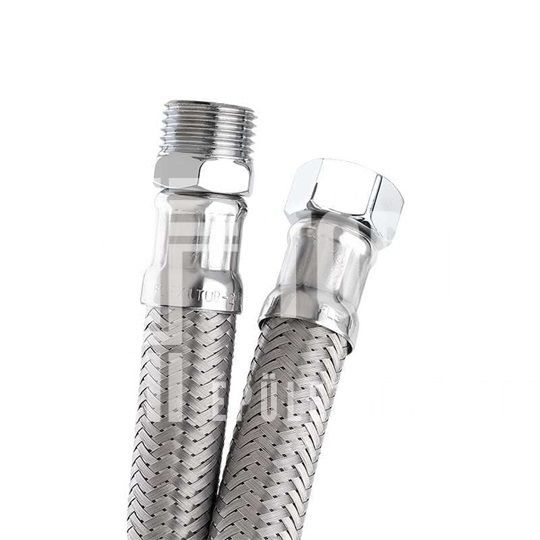 Flexibilis bekötőcső vízre, 3/8" holl. - 3/8" KM - 25 cm (KB)