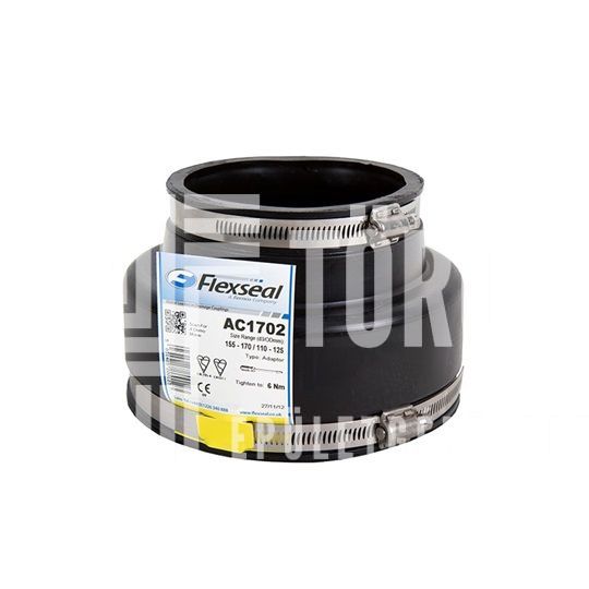 Flexseal gumikarmantyú szűkített, XAC 92/56, átmérő: 82-92 mm-ről 48-56 mm-re