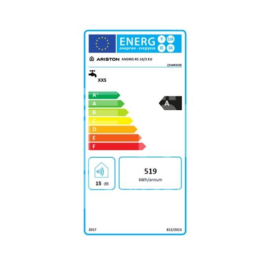 Ariston Andris AN RS 10/3 EU Felsős elektromos vízmelegítő, Bojler