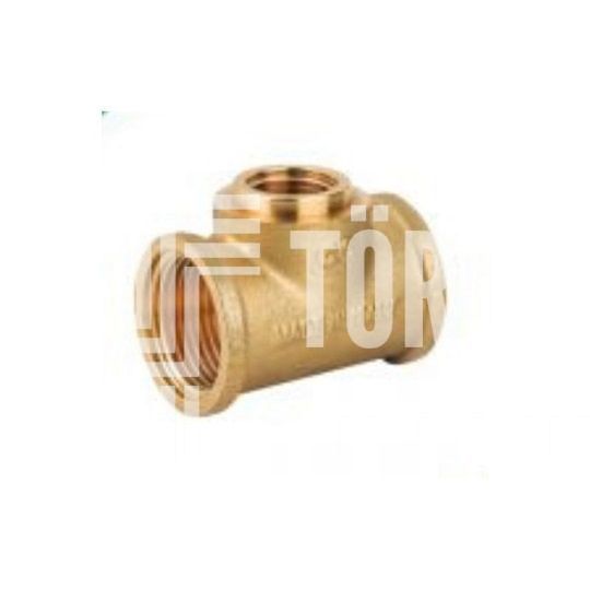 Technik Therm sárgaréz T-idom szűkített  3/4"-1/2"-3/4"